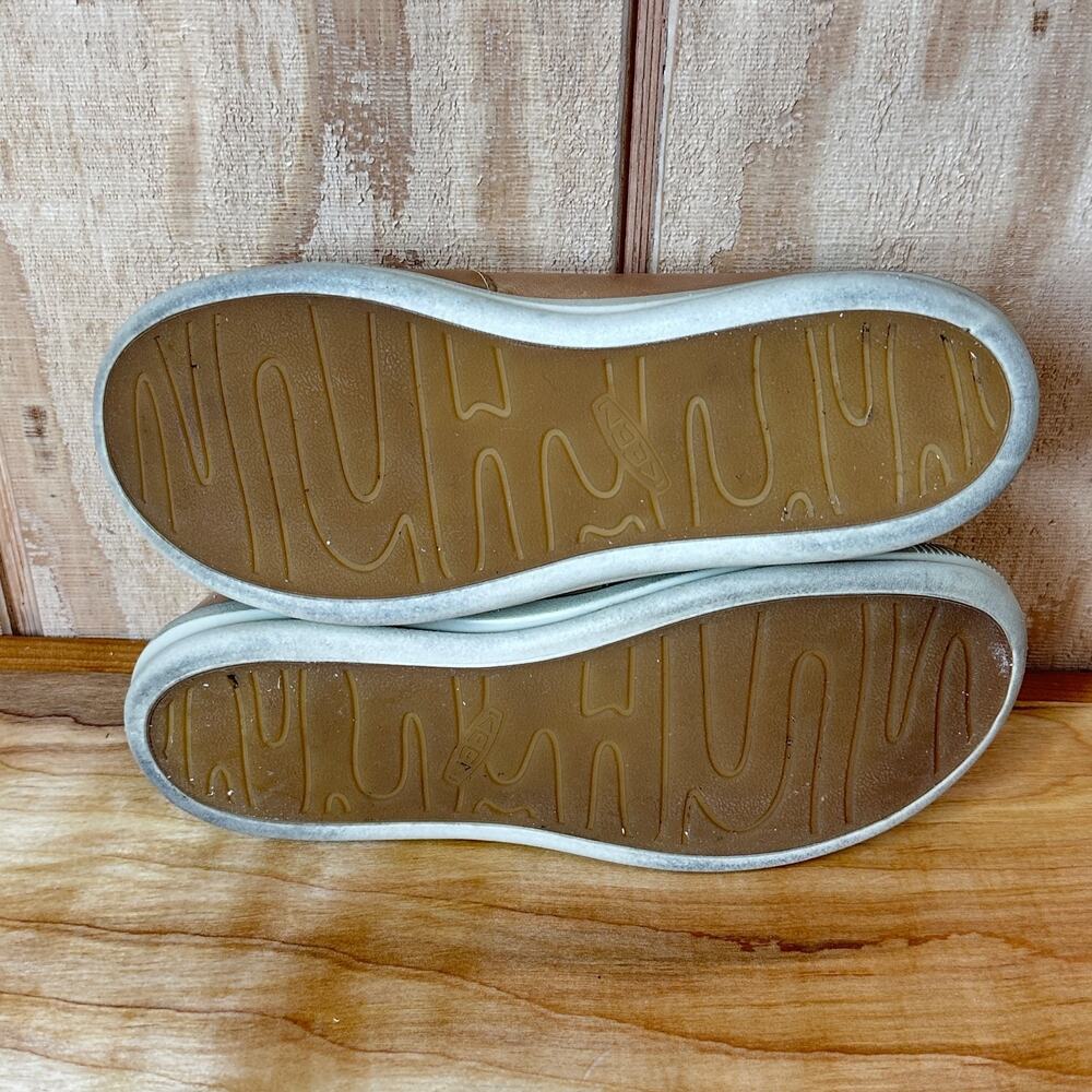 KEEN Womens Lorelai II Leather Lace Up Comfort Sneaker Shoes Size 7.5 Brick Dust - Picture 7 of 8